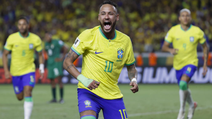 BRASIL AL FRENTE EN LAS ELIMINATORIAS CON GOLEADA