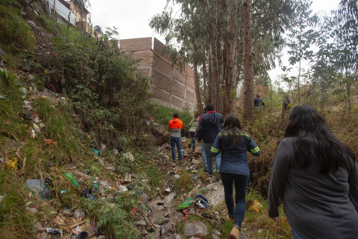 Se coordinan acciones para la recuperación de la quebrada Cunduana
