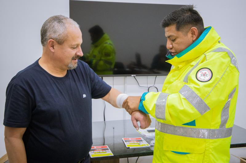 Bomberos brindan capacitaciones de prevención