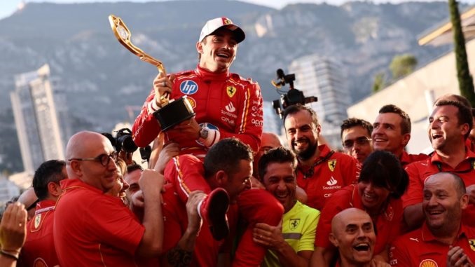 Charles Leclerc triunfa en el Gran Premio de Mónaco por primera vez