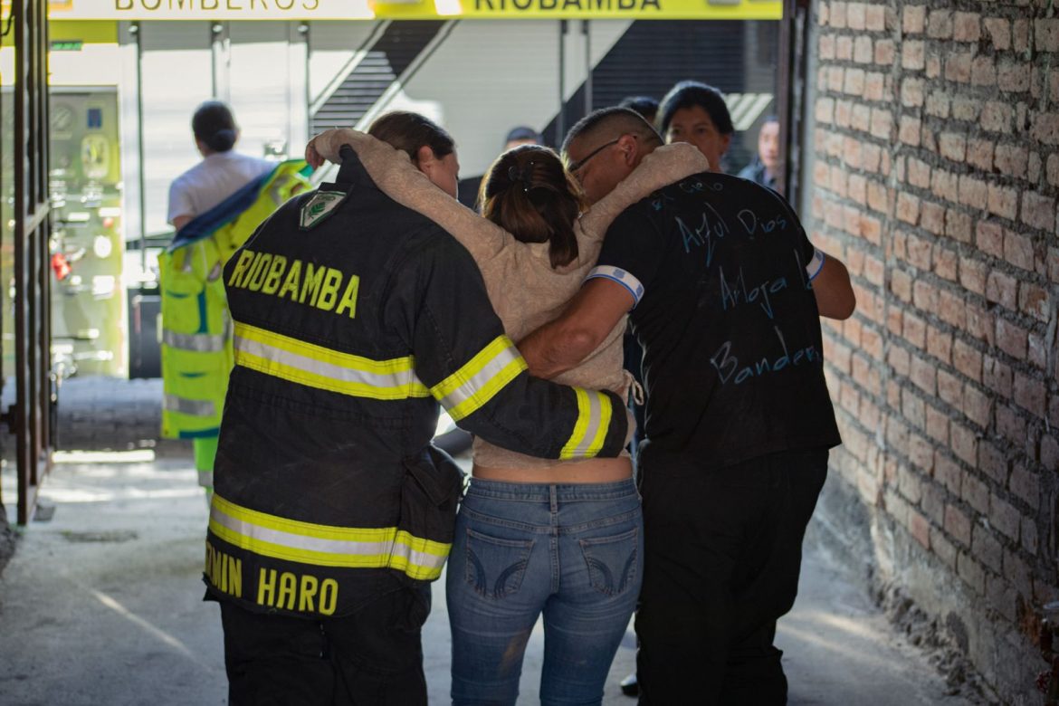 Bomberos de Riobamba controlaron incendio