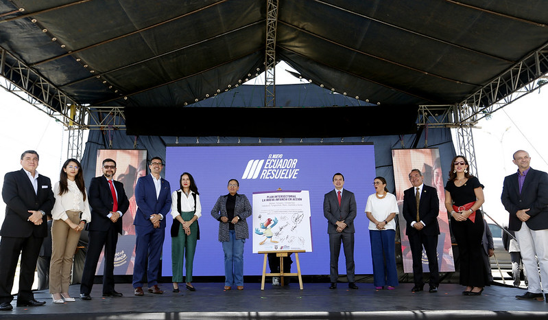Presidente Daniel Noboa presentó el Plan «La Nueva Infancia en Acción» para beneficiar a 71.500 mujeres embarazadas, y niñas y niños del País