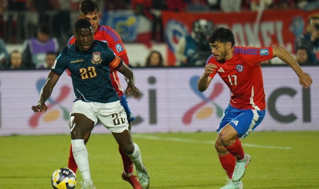 Ecuador empató ante Chile y está cerca de clasificar al mundial 2026