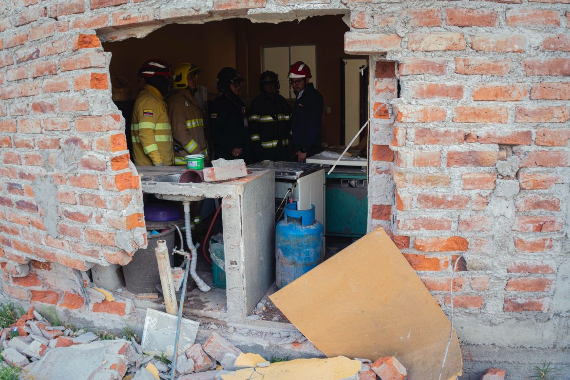 Deflagración por Fuga de GLP en Riobamba