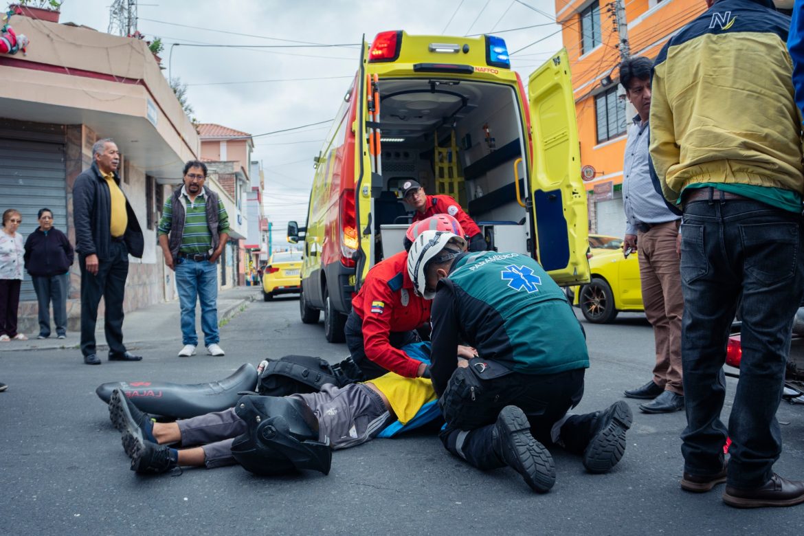 Bomberos de Riobamba atendieron emergencia por accidente de tránsito