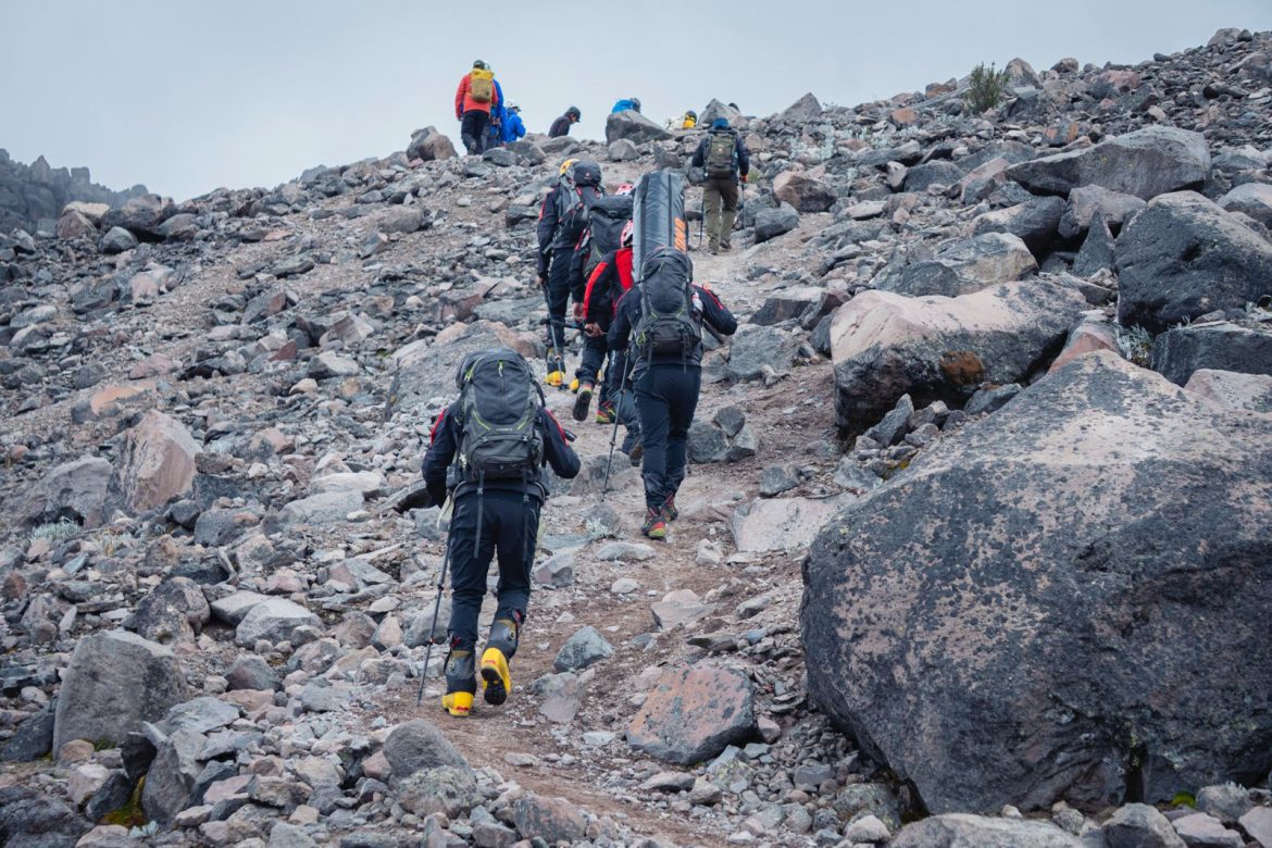 Bomberos atendieron accidente en el nevado Chimborazo