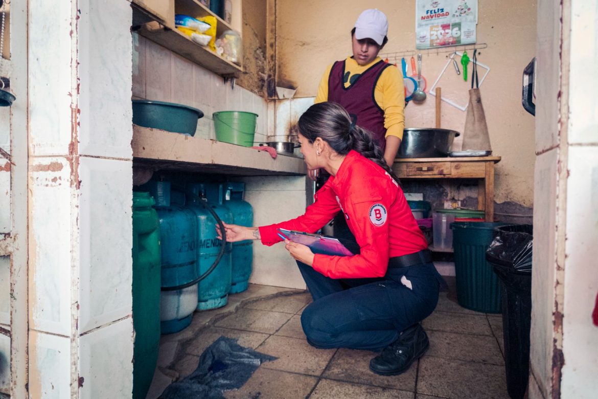 Cuerpo de Bomberos realizó inspección en el mercado Mariano Borja “La Merced”