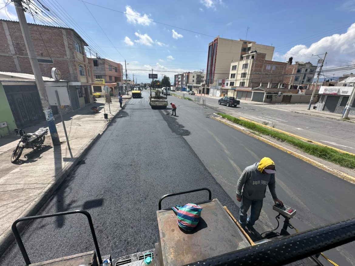 Reasfaltado de vías alcanza el 80% de avance